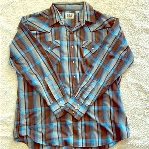 Ely Cattlemen Plaid Western Shirt for Men